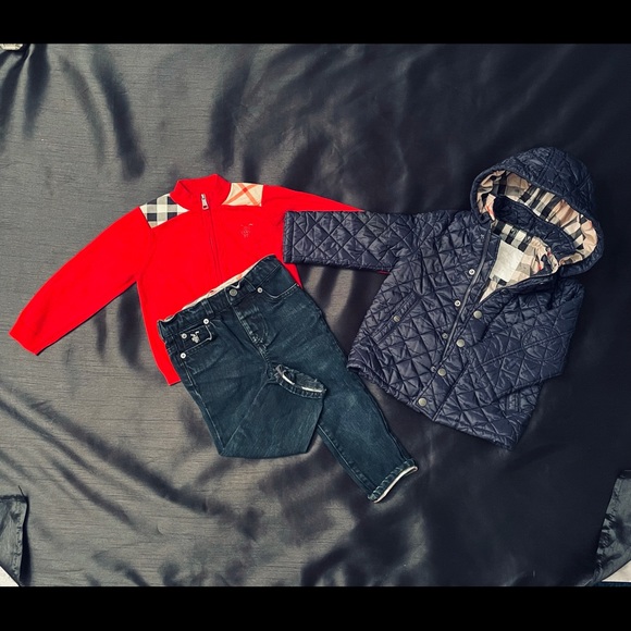 3 Piece Children Burberry Set 2T - Picture 1 of 5